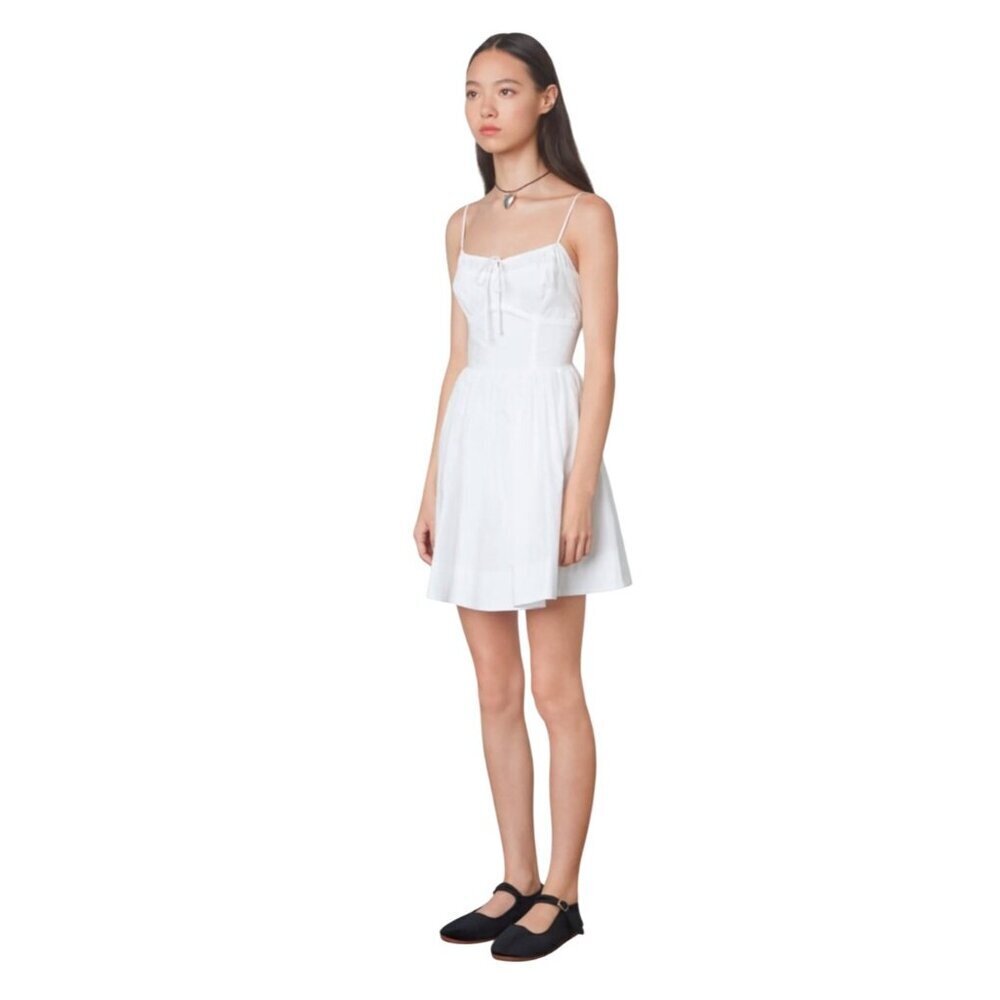 Nia Amalfi White Dress Spaghetti Straps Size S Lightweight & Breathable $88 - Picture 3 of 9